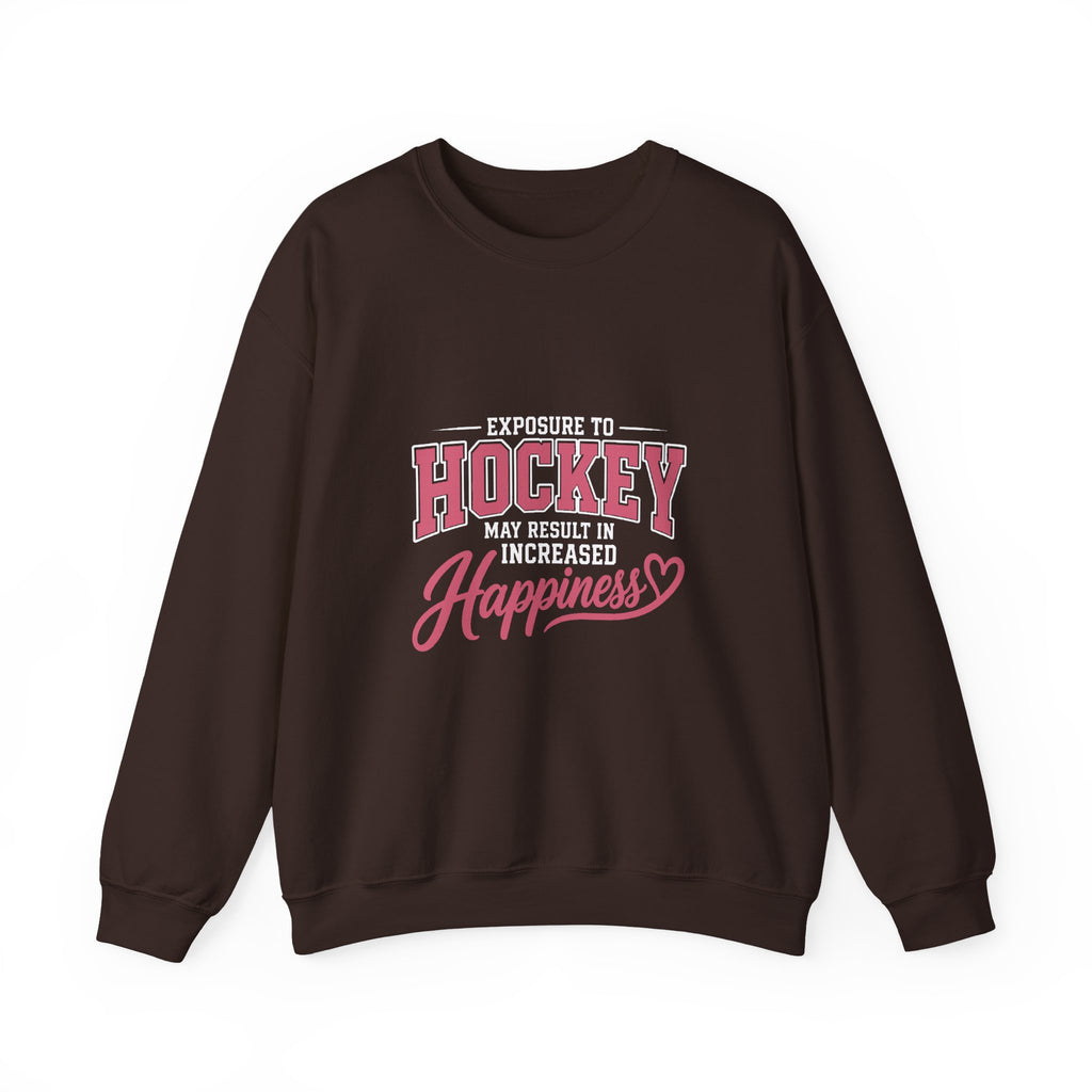Hockey Happiness Crewneck Sweatshirt for Women
