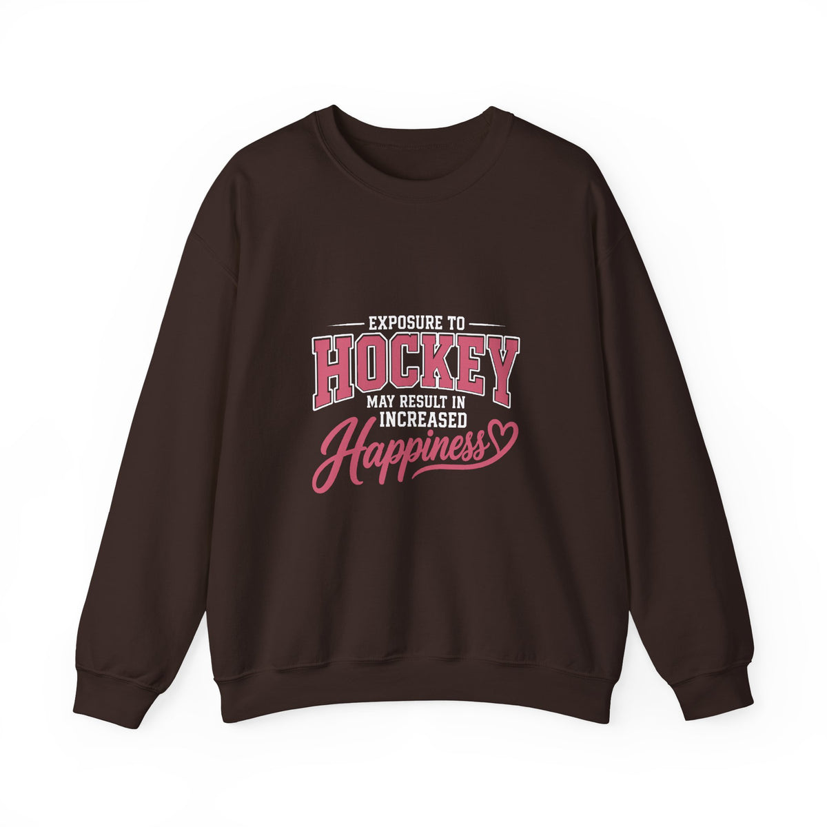 Hockey Happiness Crewneck Sweatshirt for Women