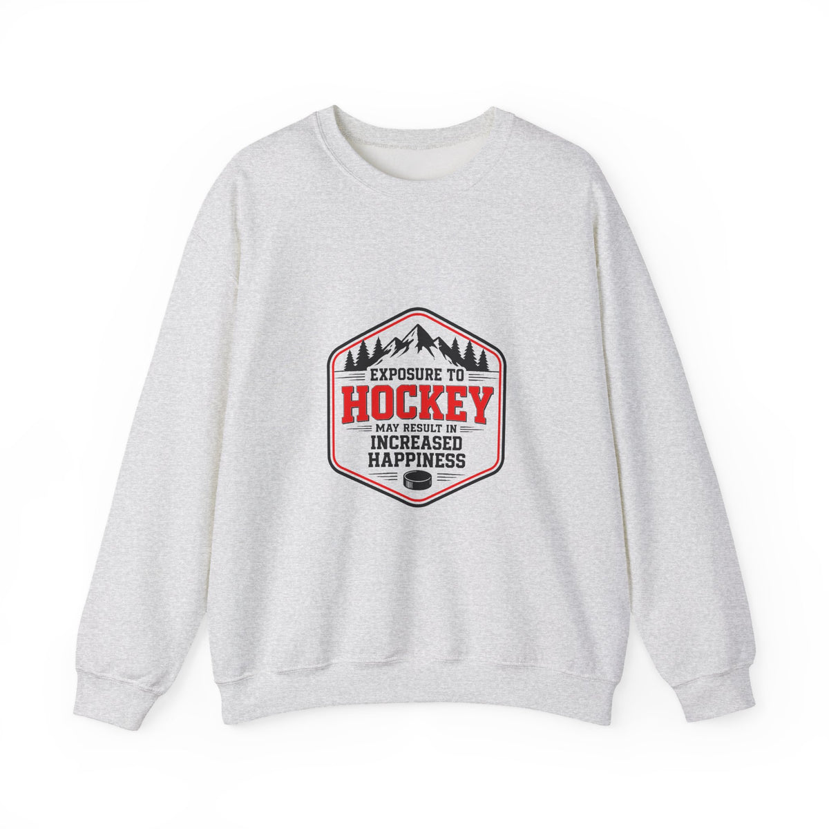 Hockey Happiness Crewneck Sweatshirt for Men