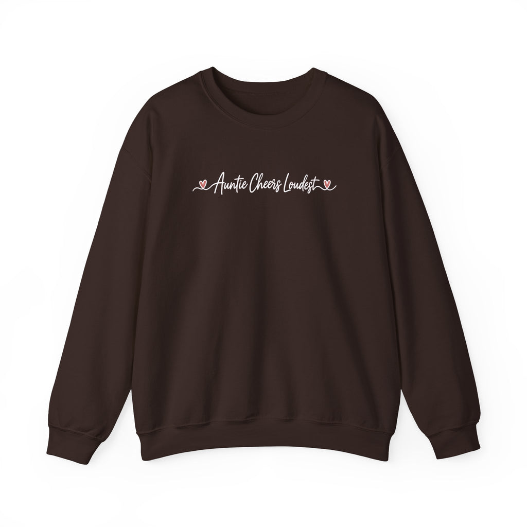 Auntie Cheers Loudest Sweatshirt