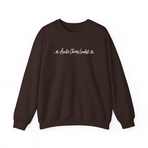 Auntie Cheers Loudest Sweatshirt