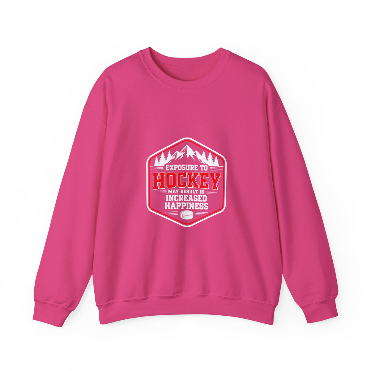 Hockey Happiness Crewneck Sweatshirt for Men