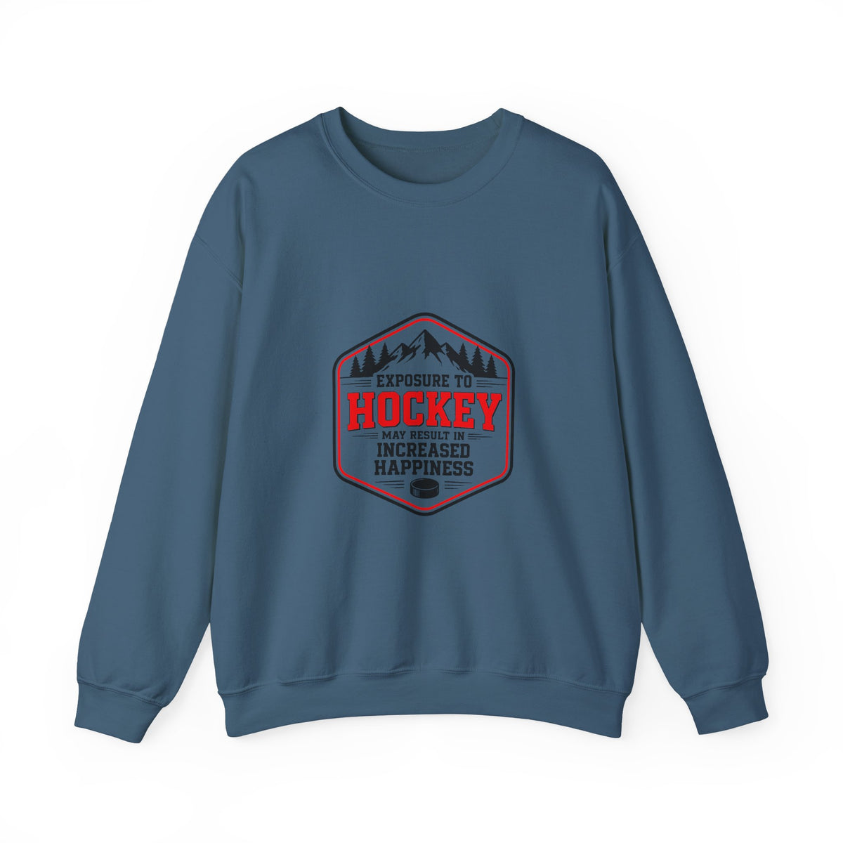 Hockey Happiness Crewneck Sweatshirt for Men