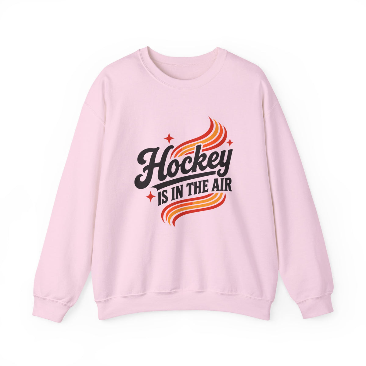 Hockey Is In The Air Retro Hockey Sweatshirt