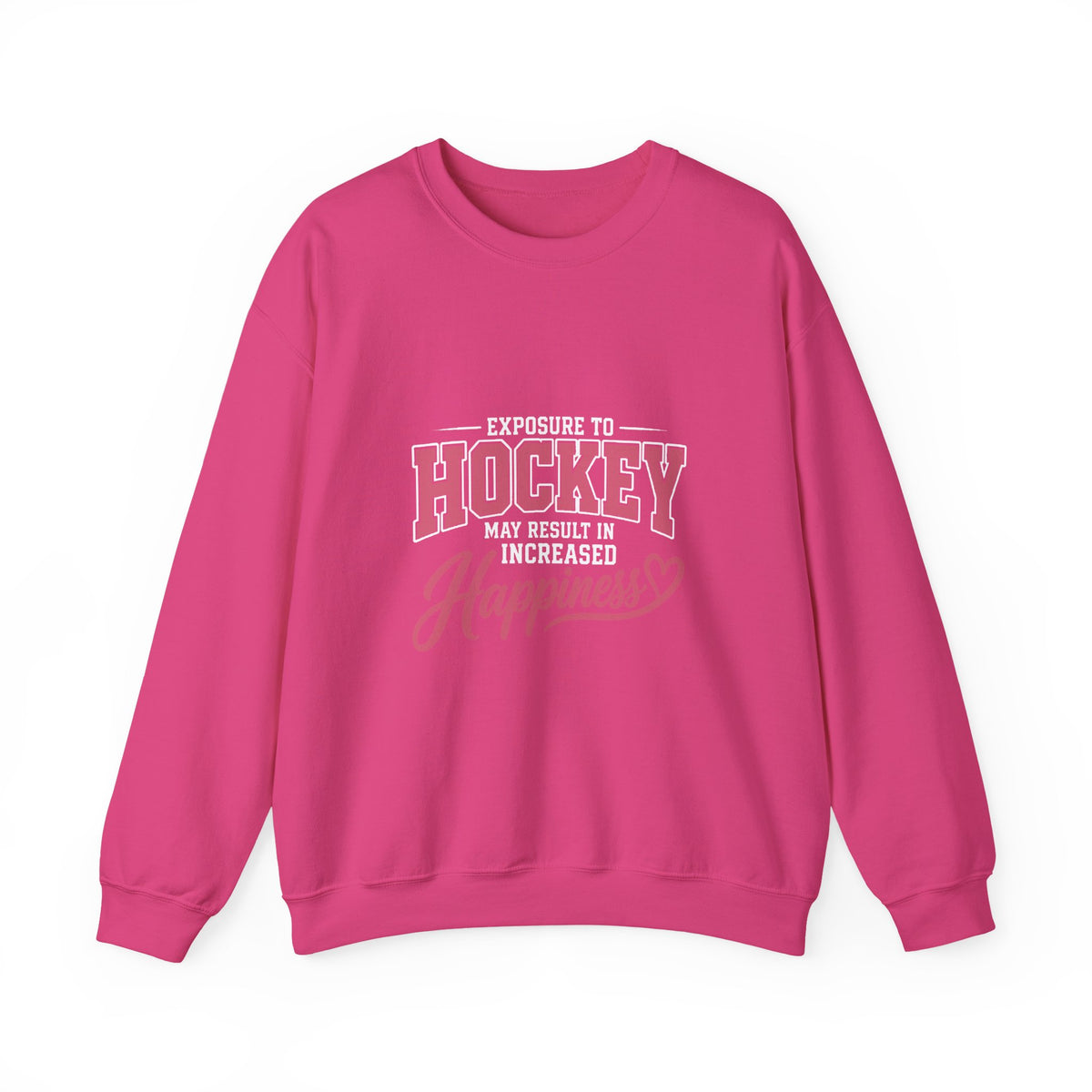 Hockey Happiness Crewneck Sweatshirt for Women