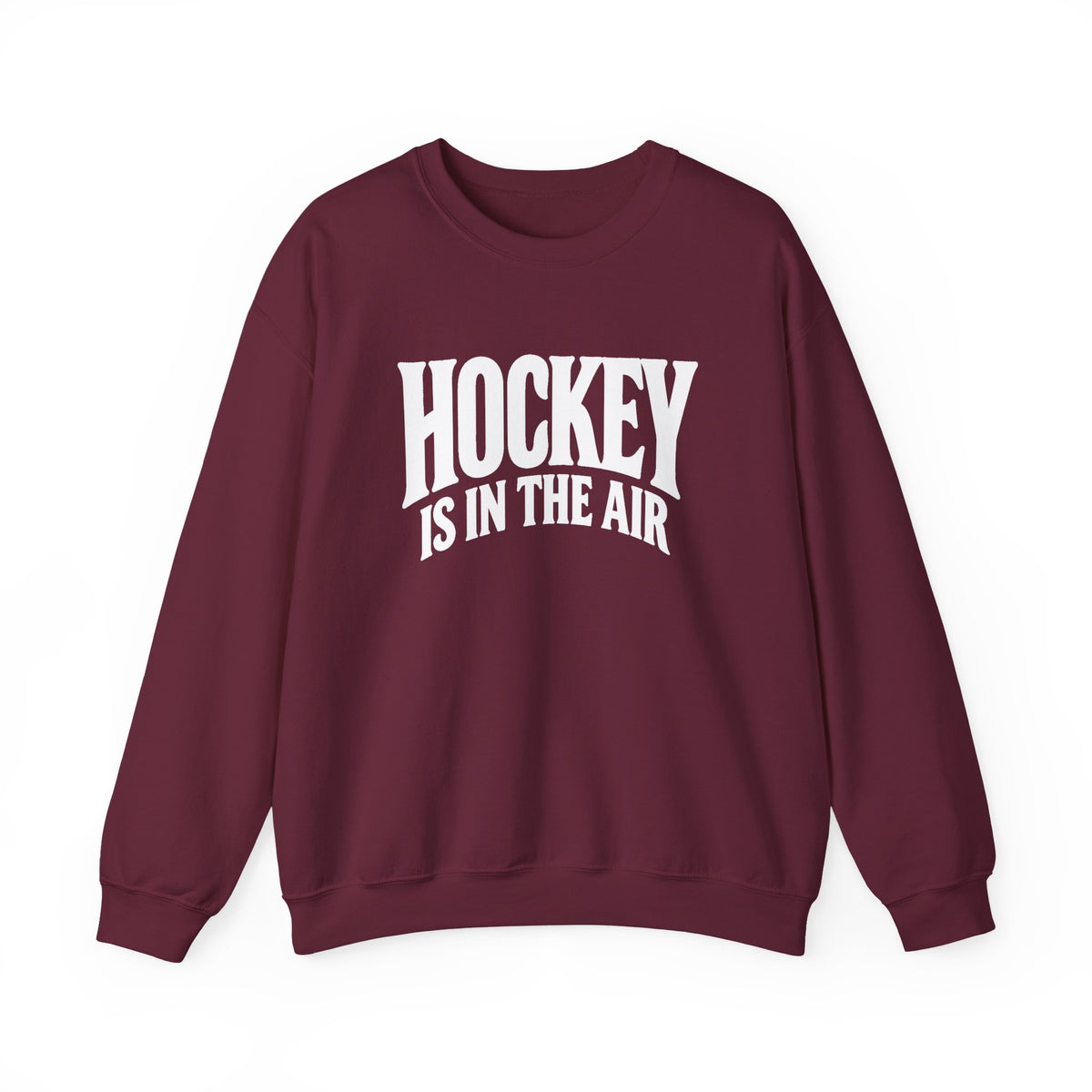 Hockey Is in the Air Unisex Crewneck Sweatshirt