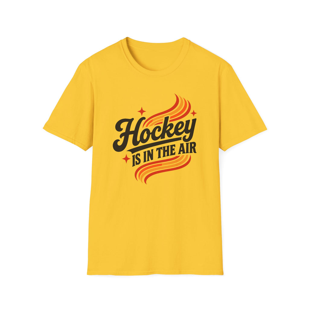 Hockey Is In The Air Retro Hockey T-Shirt
