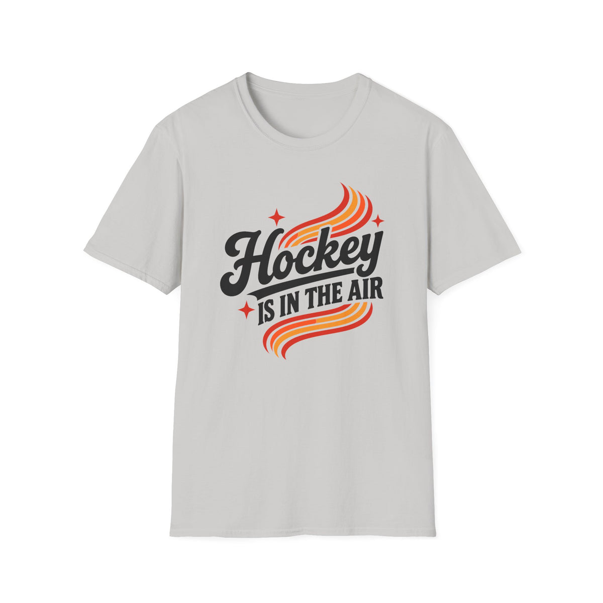 Hockey Is In The Air Retro Hockey T-Shirt