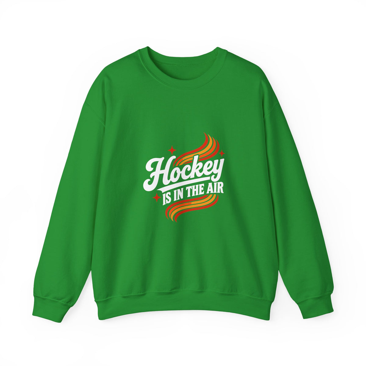 Hockey Is In The Air Retro Hockey Sweatshirt