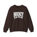 Hockey Is in the Air Unisex Crewneck Sweatshirt