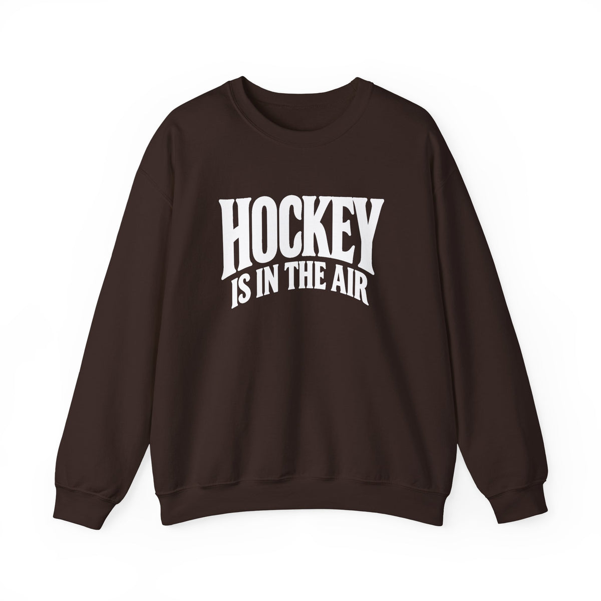 Hockey Is in the Air Unisex Crewneck Sweatshirt