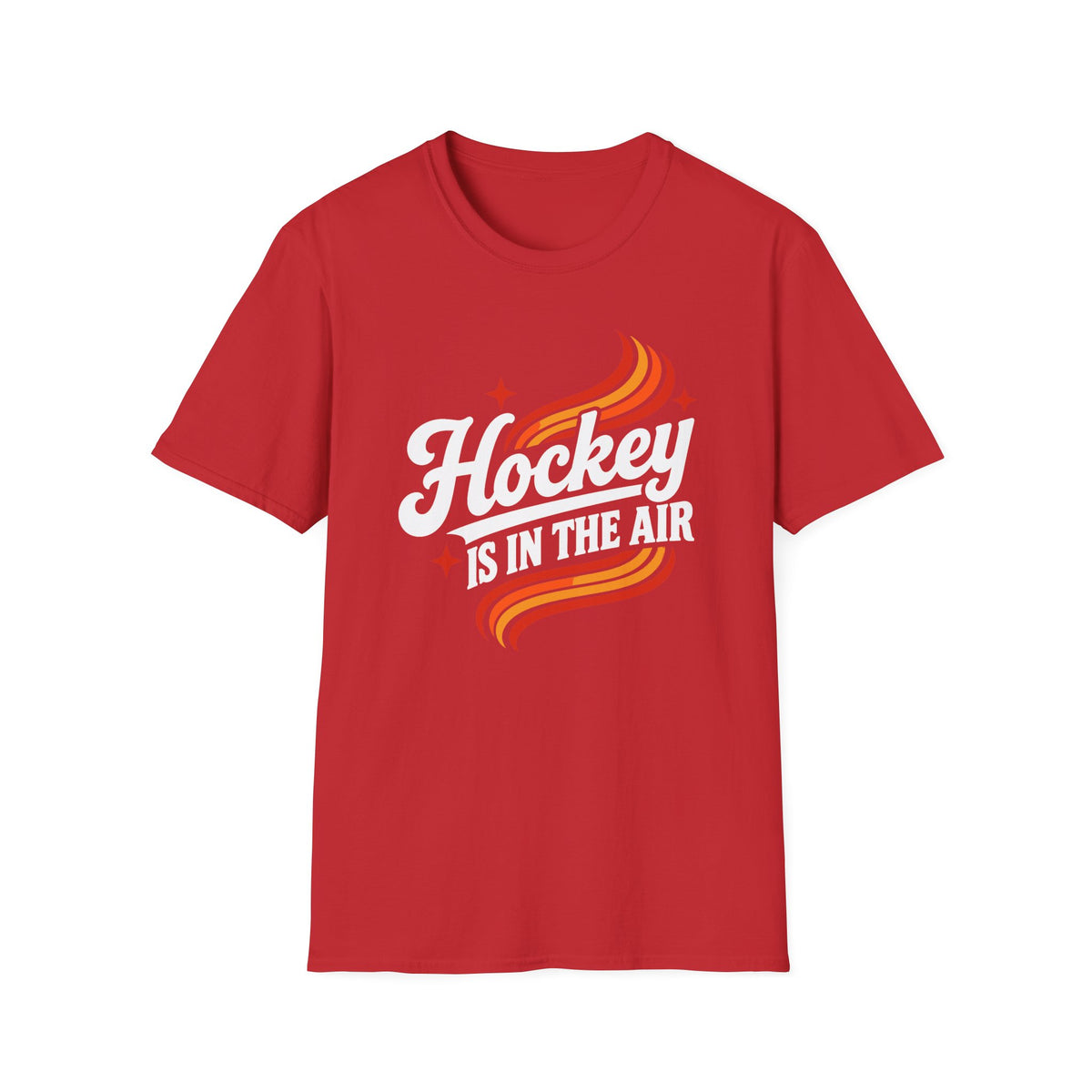 Hockey Is In The Air Retro Hockey T-Shirt