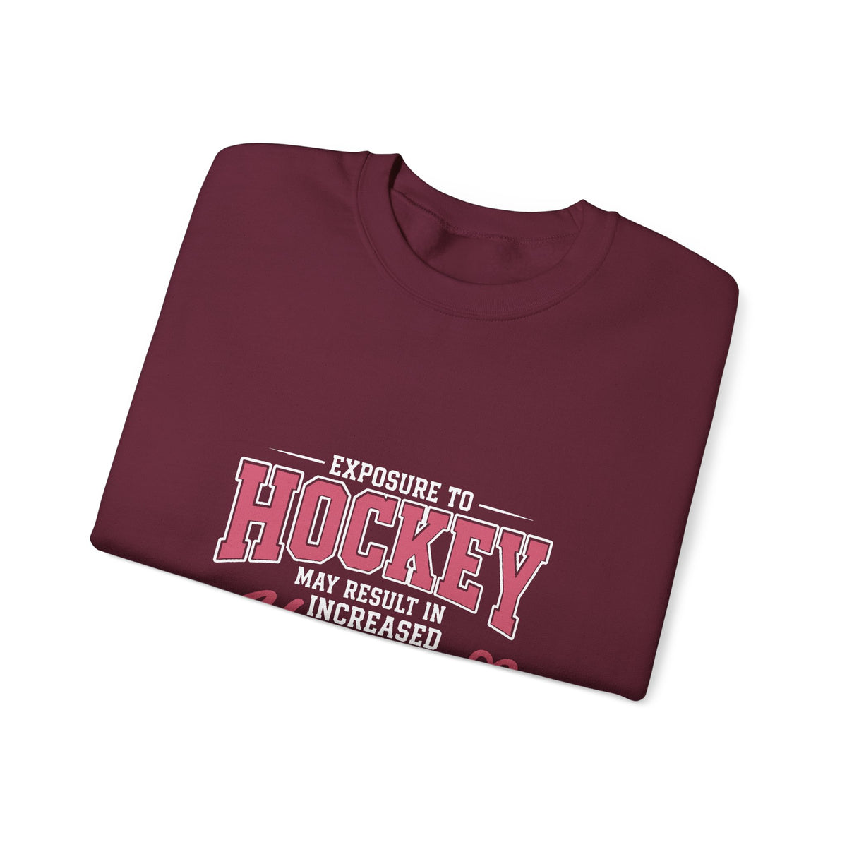 Hockey Happiness Crewneck Sweatshirt for Women