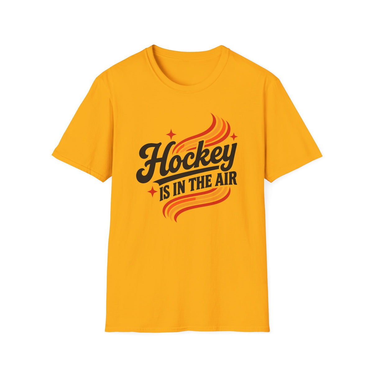 Hockey Is In The Air Retro Hockey T-Shirt