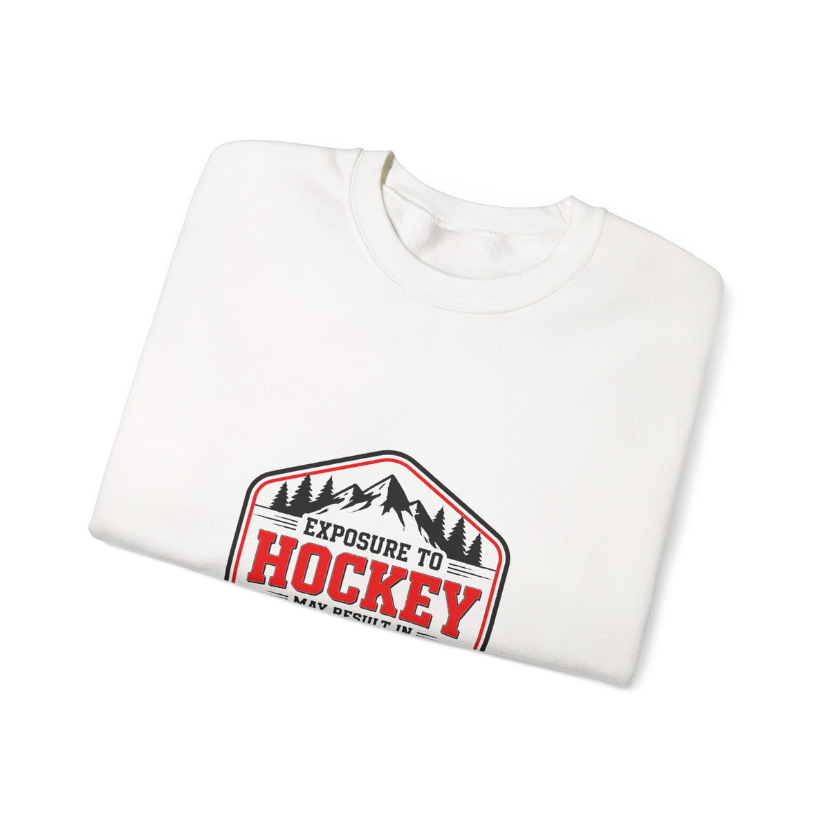 Hockey Happiness Crewneck Sweatshirt for Men