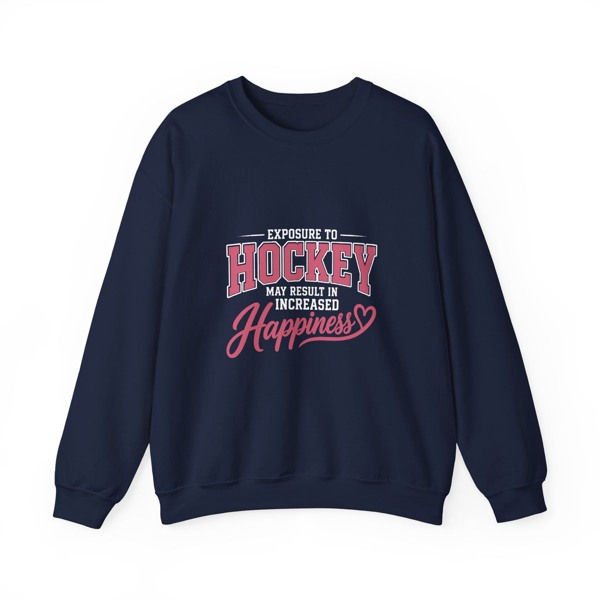 Hockey Happiness Crewneck Sweatshirt for Women