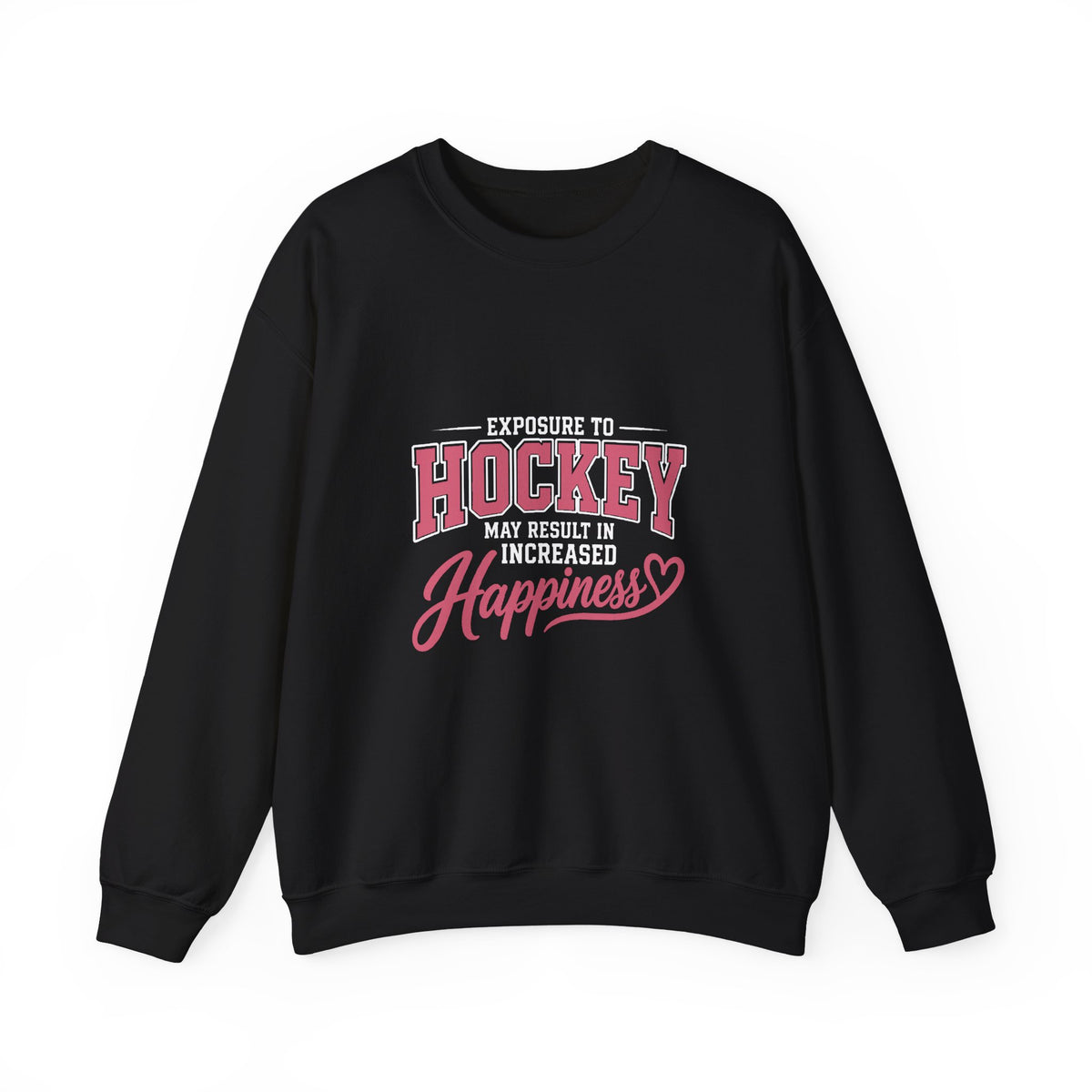 Hockey Happiness Crewneck Sweatshirt for Women