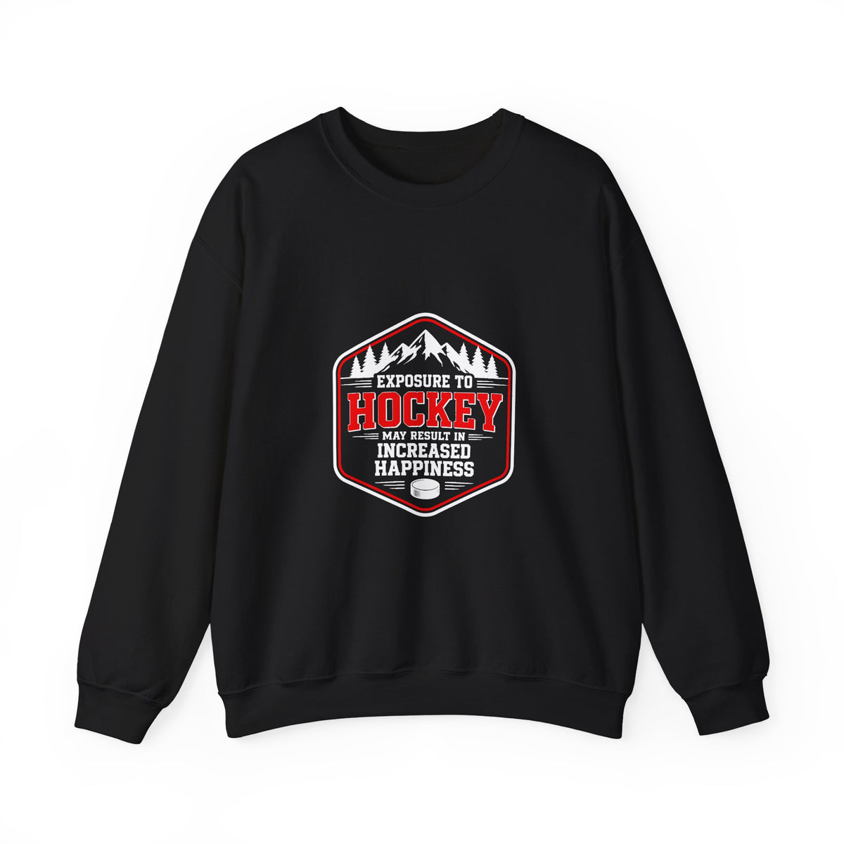 Hockey Happiness Crewneck Sweatshirt for Men