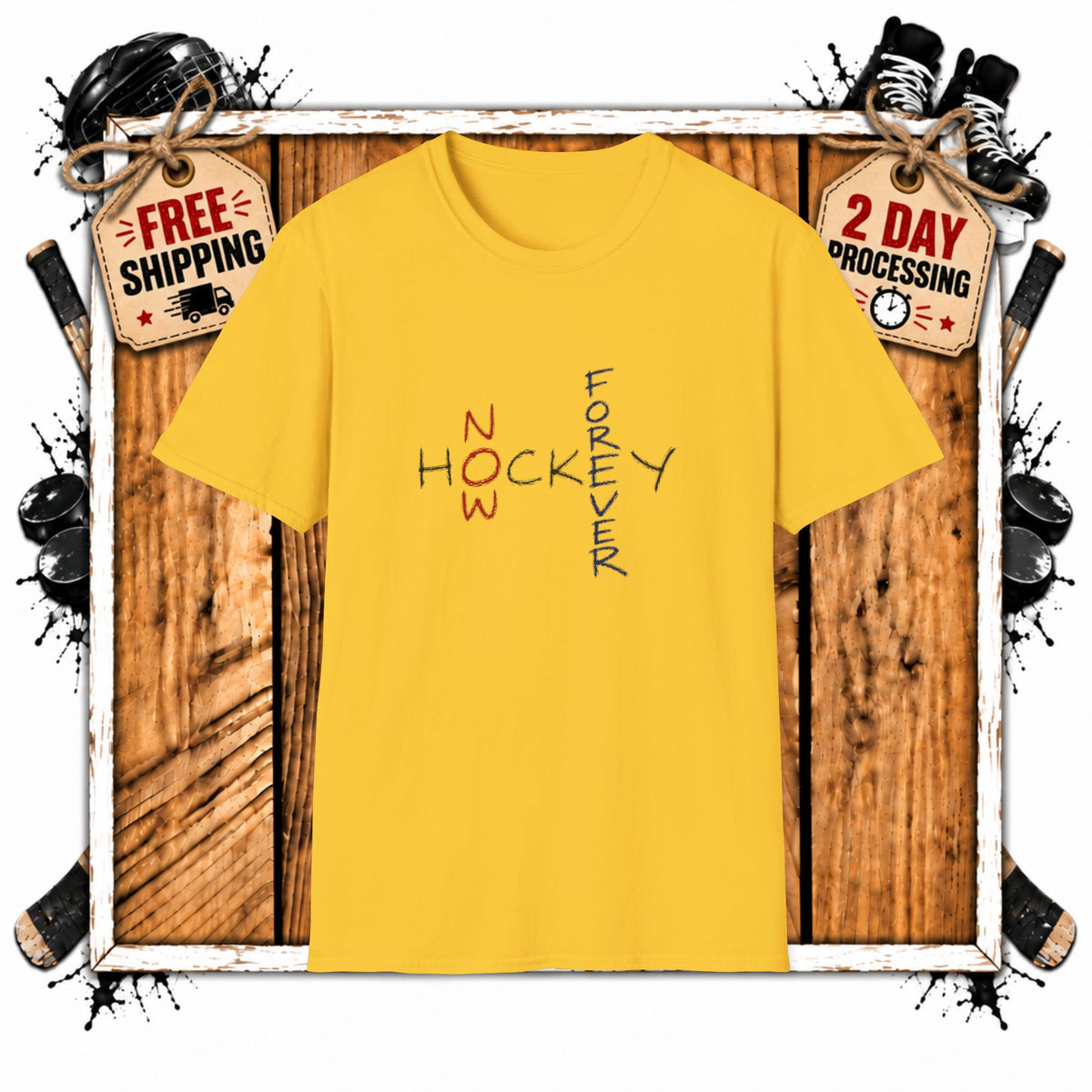 Hockey Now Forever Unisex T-Shirt