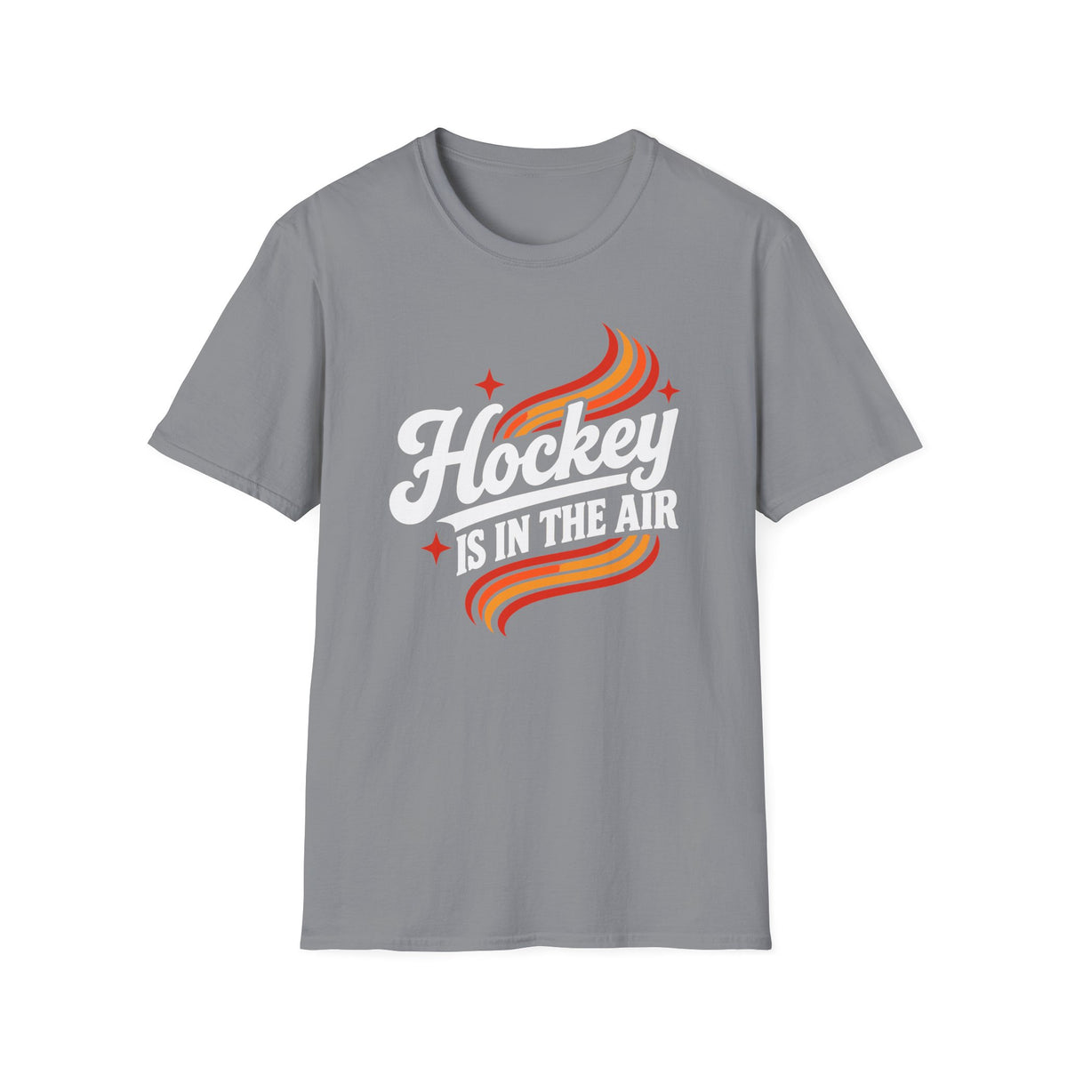 Hockey Is In The Air Retro Hockey T-Shirt