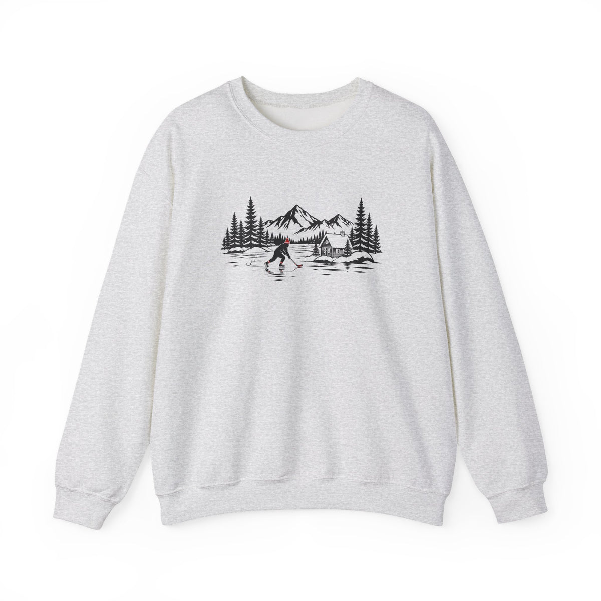 Pond Hockey Red Hat Sweatshirt