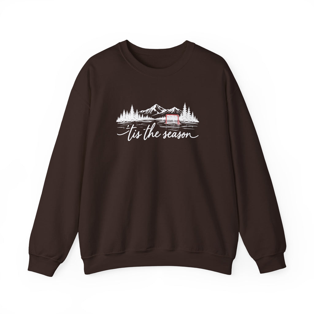 ’Tis the Season Pond Hockey Crewneck Sweatshirt
