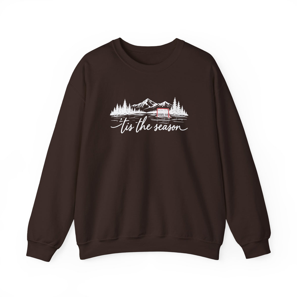 ’Tis the Season Pond Hockey Crewneck Sweatshirt