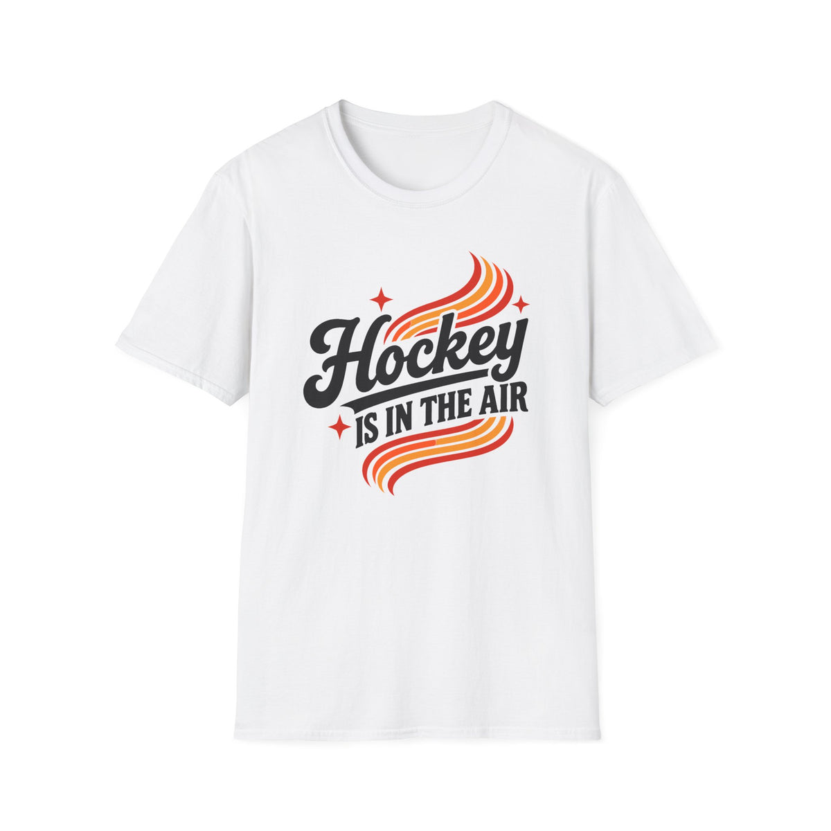 Hockey Is In The Air Retro Hockey T-Shirt