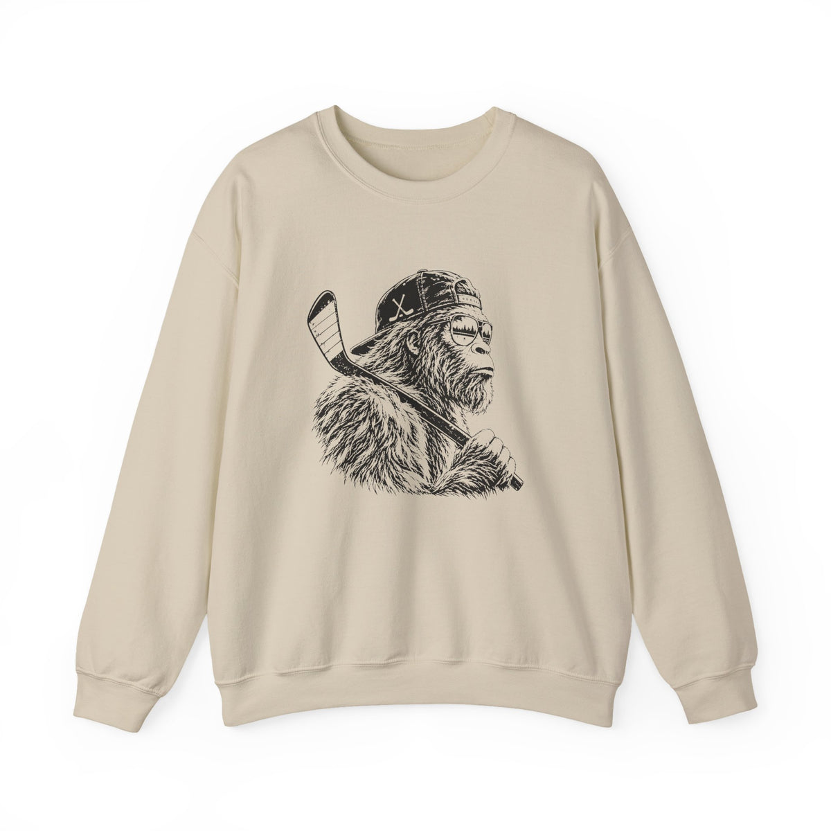 Bigfoot Hockey Sweatshirt | Sasquatch Crewneck