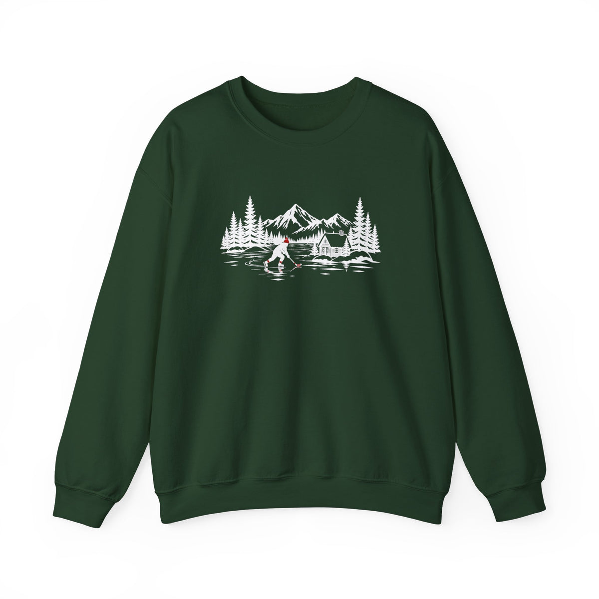Pond Hockey Red Hat Sweatshirt