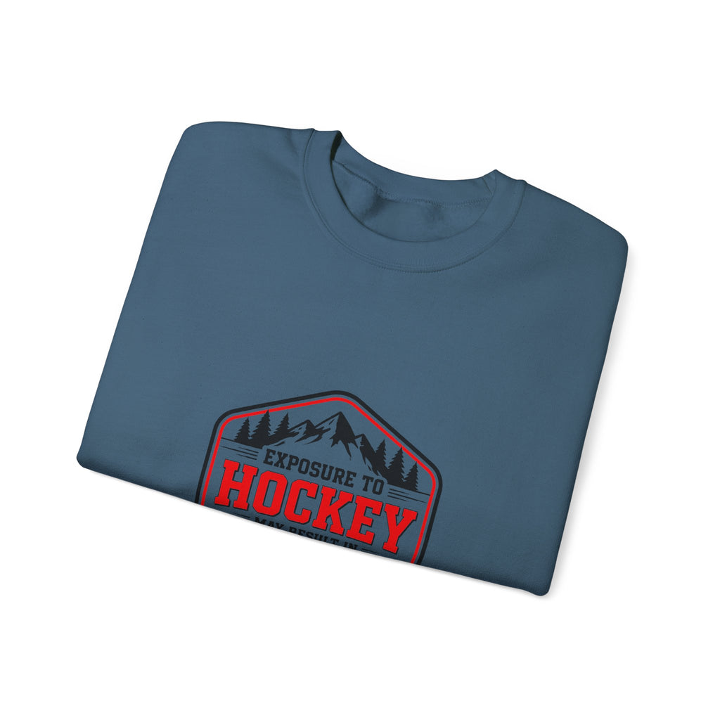 Hockey Happiness Crewneck Sweatshirt for Men