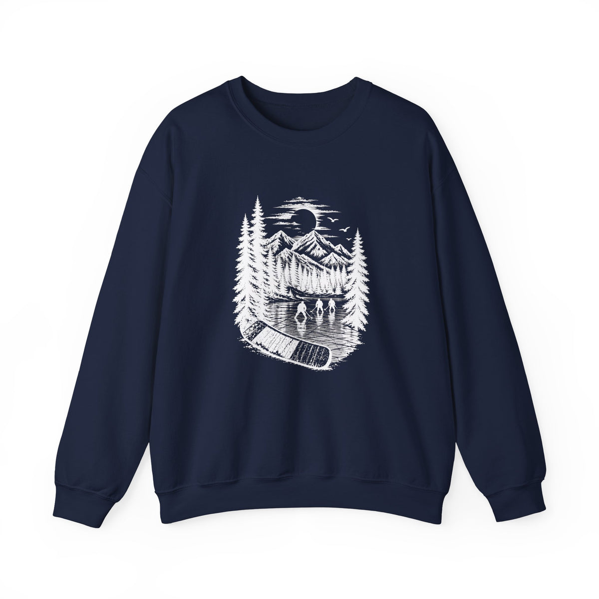 Stick Outdoors Pond Hockey Crewneck Sweatshirt