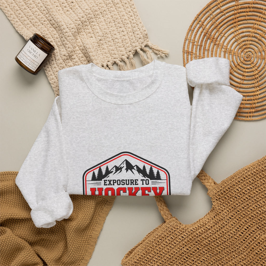 Hockey Happiness Crewneck Sweatshirt for Men