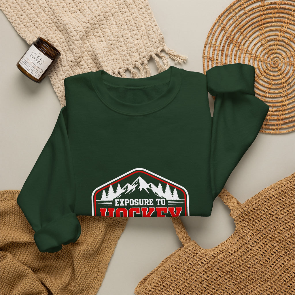 Hockey Happiness Crewneck Sweatshirt for Men