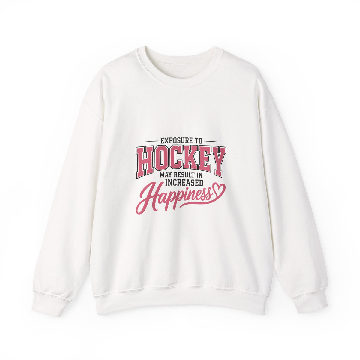 Hockey Happiness Crewneck Sweatshirt for Women