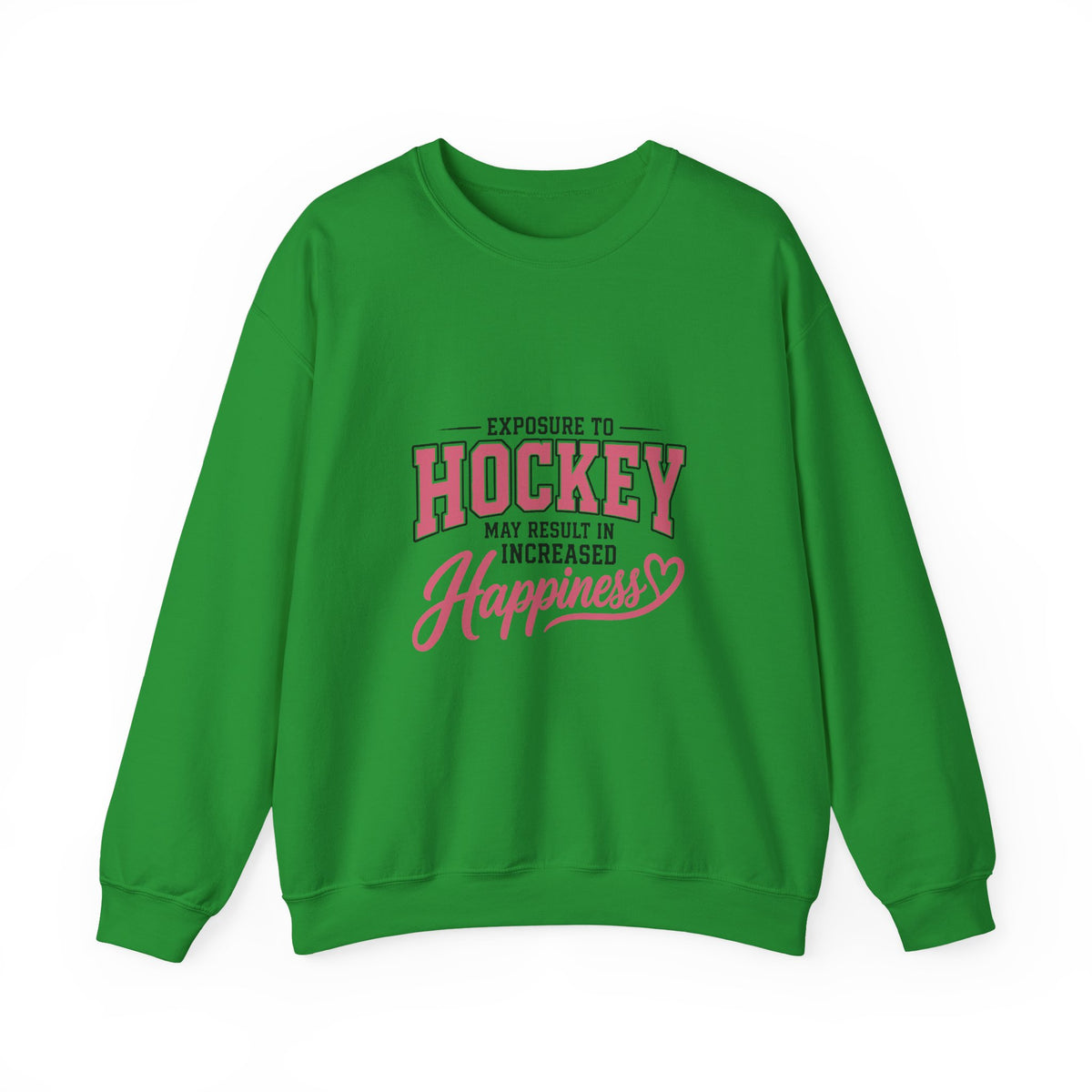 Hockey Happiness Crewneck Sweatshirt for Women