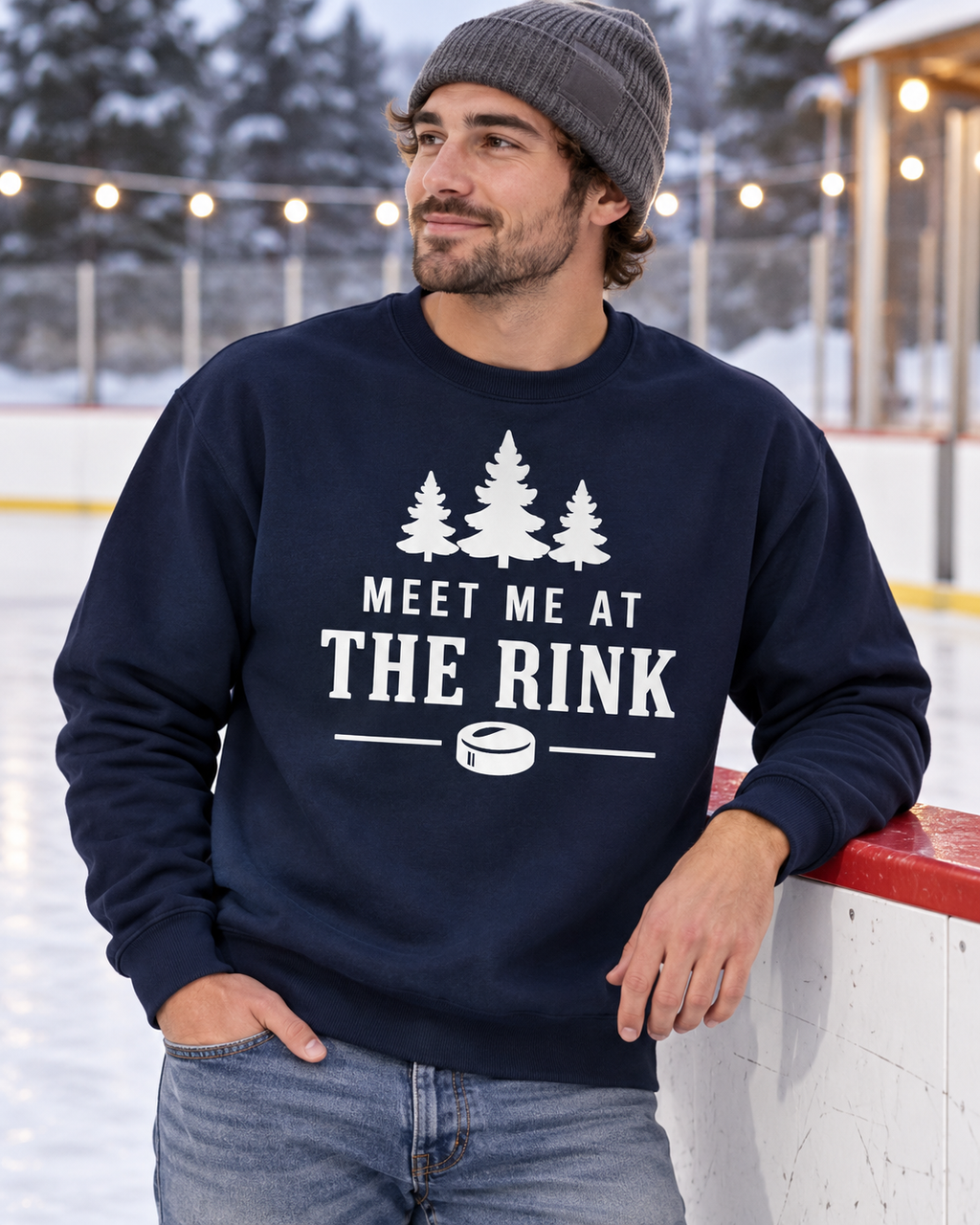 Meet Me at the Rink Hockey Sweatshirt