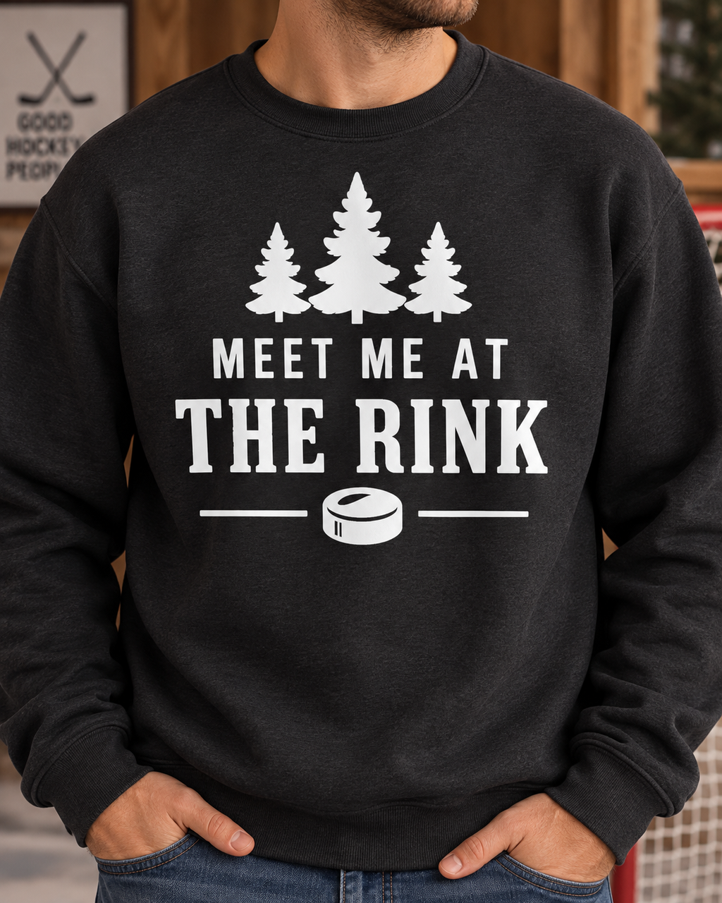 Meet Me at the Rink Hockey Sweatshirt