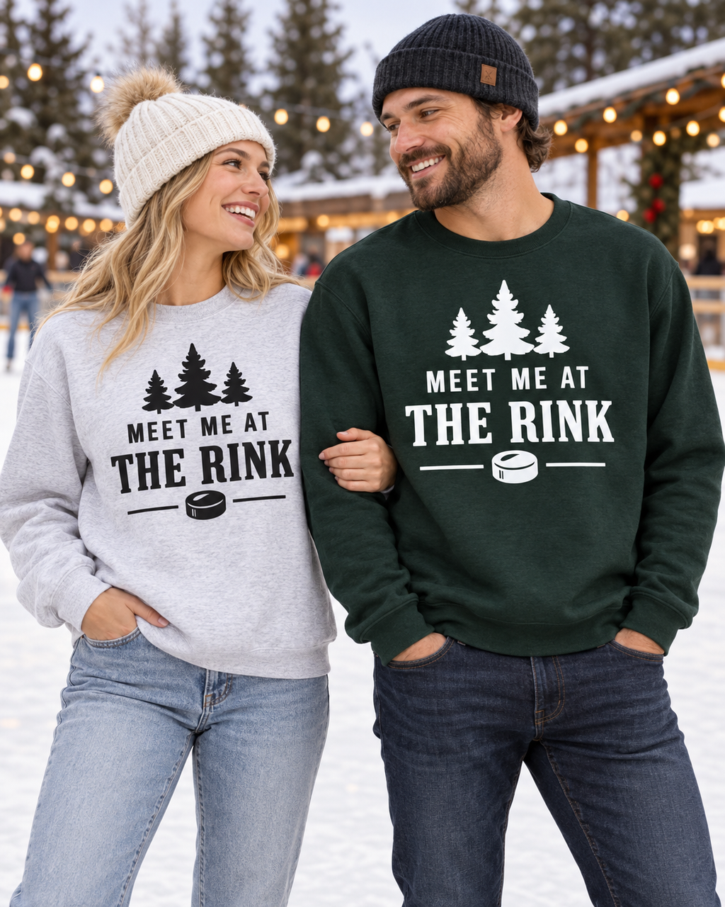 Meet Me at the Rink Hockey Sweatshirt