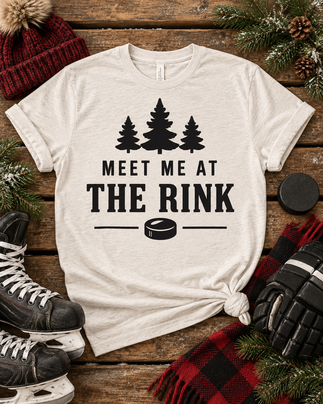 Meet Me at the Rink Hockey T-Shirt