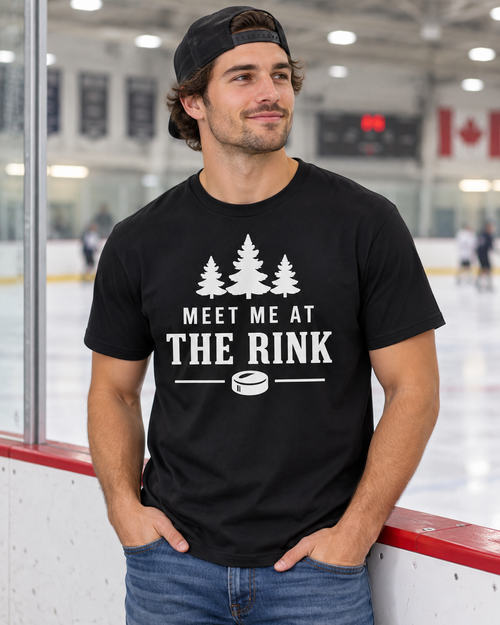 Meet Me at the Rink Hockey T-Shirt
