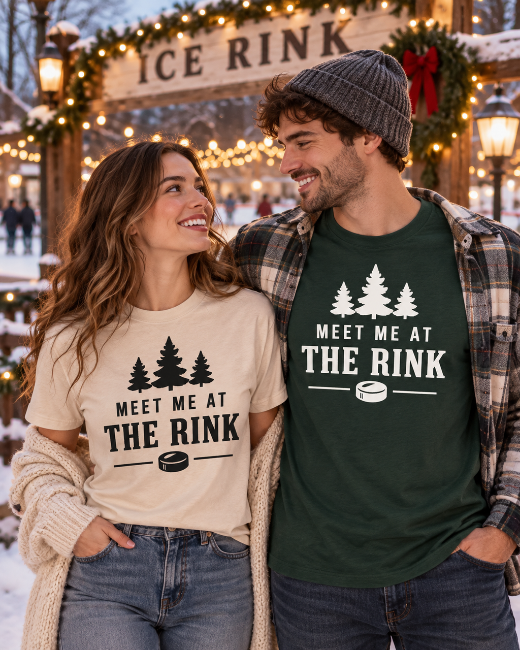 Meet Me at the Rink Hockey T-Shirt