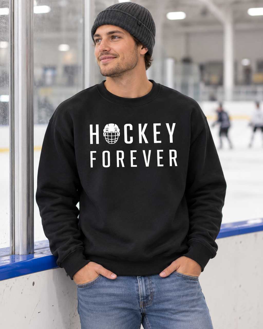 Hockey Forever Unisex Crewneck Sweatshirt