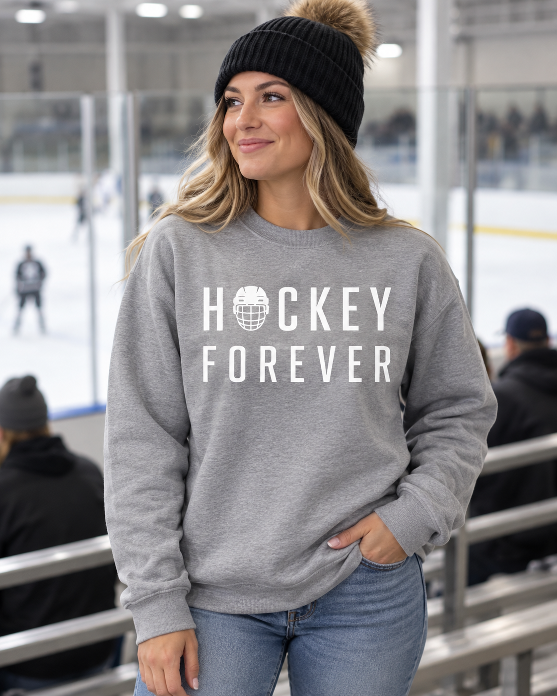 Hockey Forever Unisex Crewneck Sweatshirt