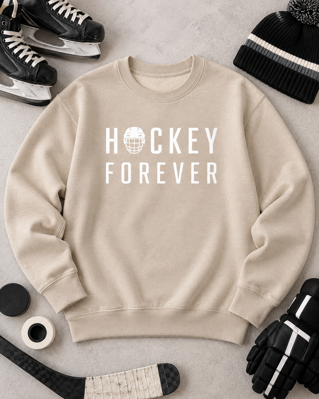 Hockey Forever Unisex Crewneck Sweatshirt