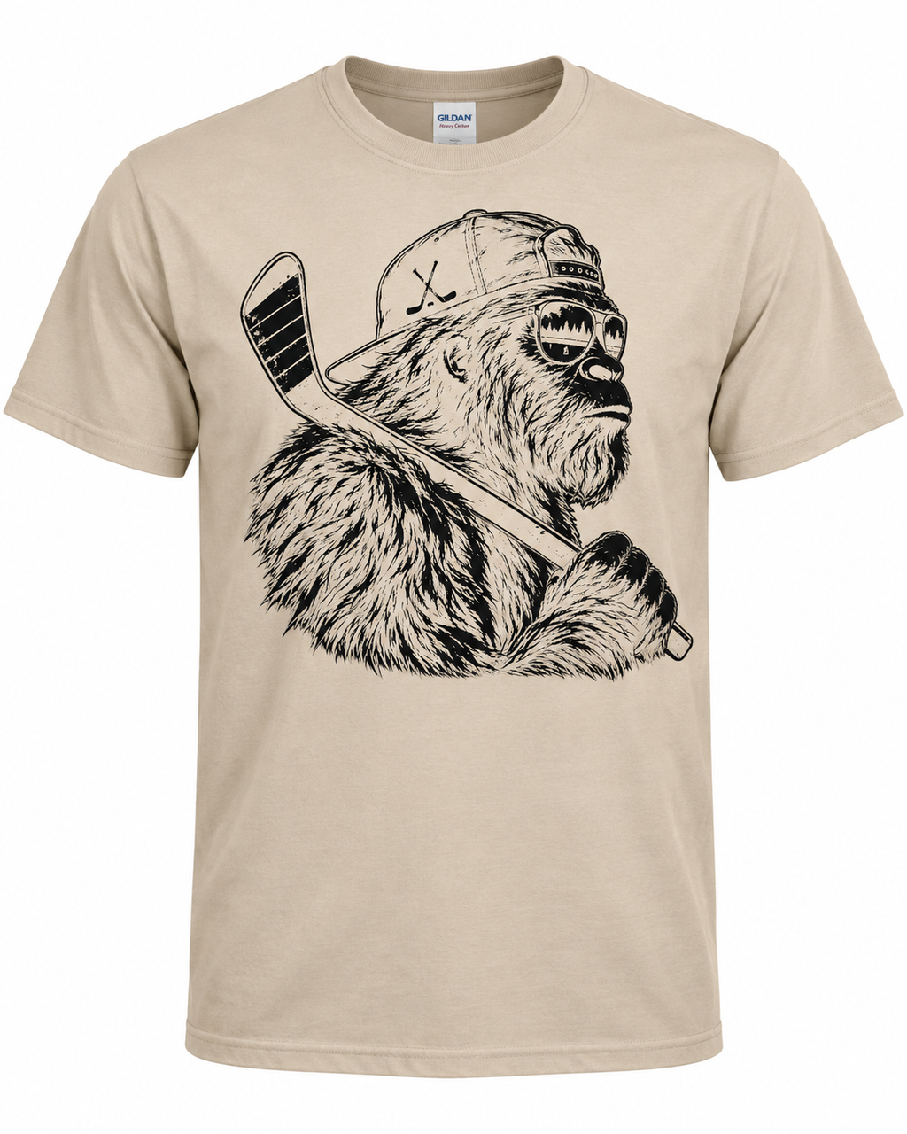 Bigfoot Hockey T-Shirt | Sasquatch Graphic Tee