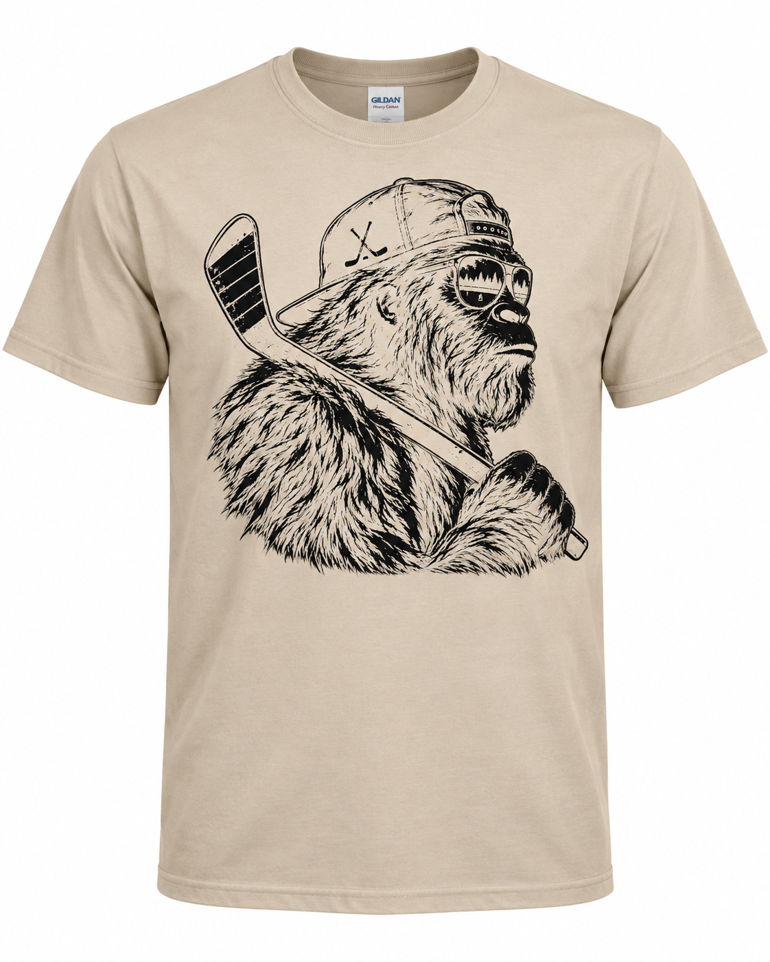Bigfoot Hockey T-Shirt | Sasquatch Graphic Tee