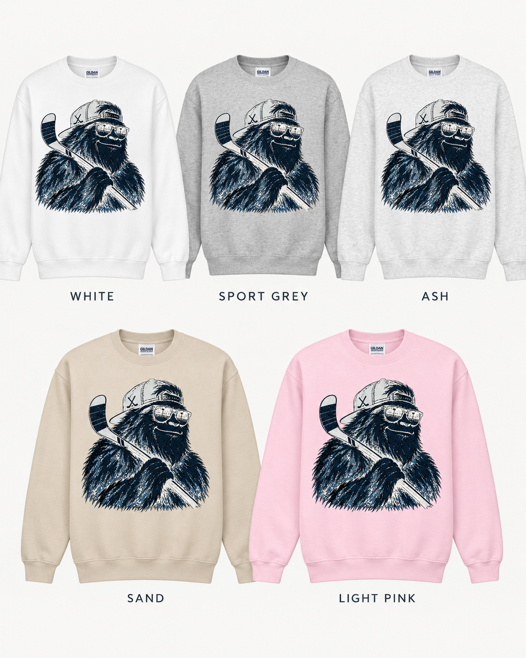 Yeti Hockey Crewneck Sweatshirt