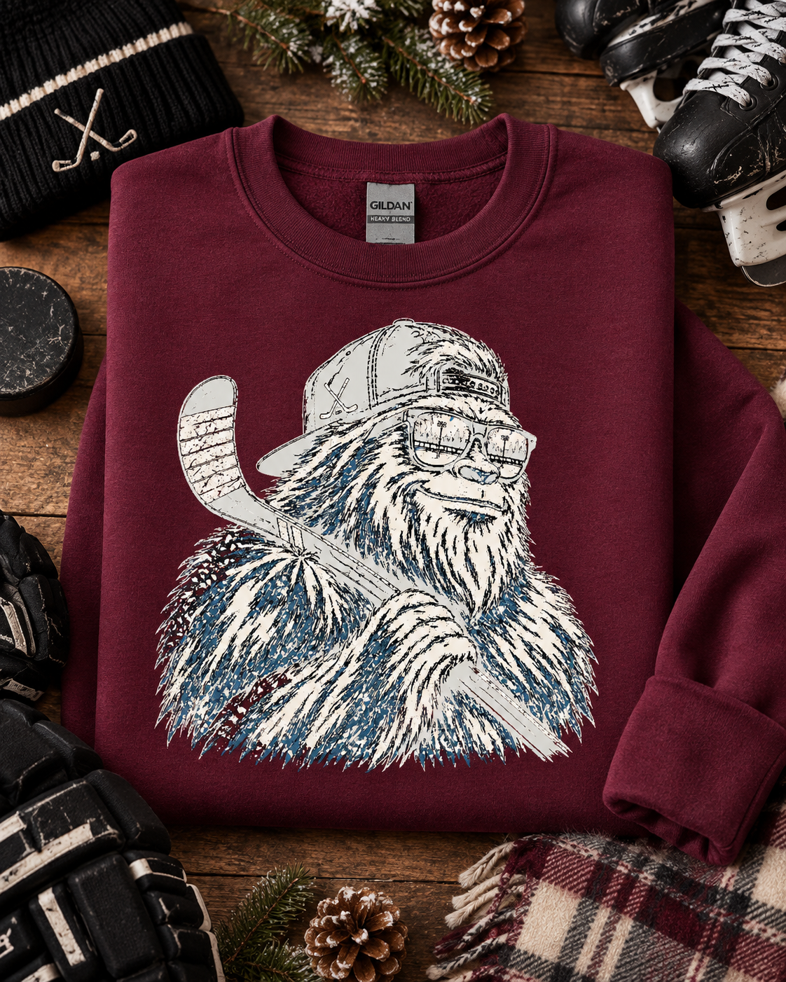 Yeti Hockey Crewneck Sweatshirt