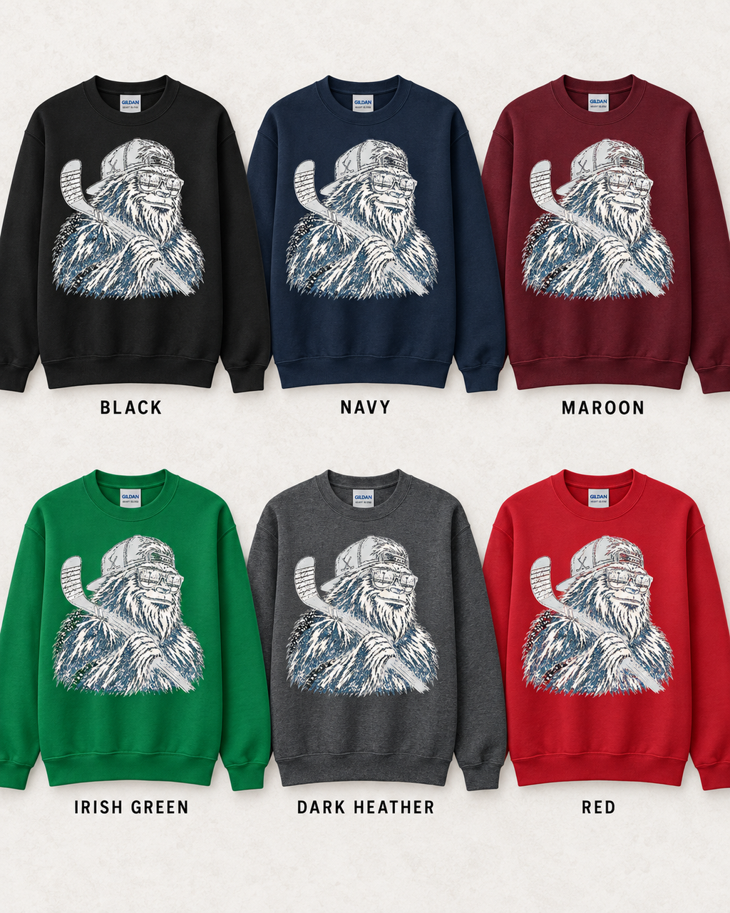 Yeti Hockey Crewneck Sweatshirt